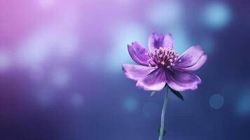 violett blomma bakgrund. illustration ai generativ foto