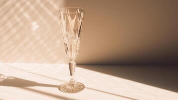 champagne glas bakgrund. illustration ai generativ foto