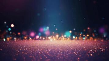 glitter konfetti bakgrund. illustration ai generativ foto