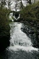 en se av de svälja falls i norr wales foto