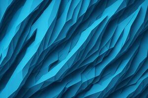 abstrakt blå Vinka bakgrund ai genererad foto