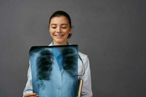 läkare radiolog röntgenstrålar forskning professionell foto