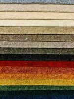 hög upplösning färgrik matta prover bakgrund textur foto
