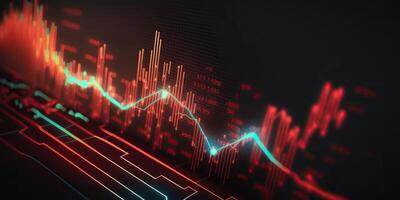 ai generativ. ai genererad. företag Diagram data forex stock finansiera grafh. marknadsföring inkomst statistisk. grafisk konst foto