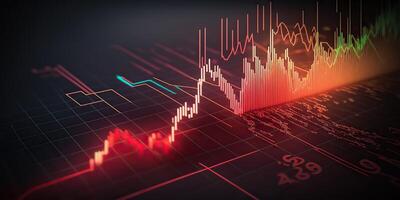 ai generativ. ai genererad. företag Diagram data forex stock finansiera grafh. marknadsföring inkomst statistisk. grafisk konst foto