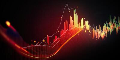 ai generativ. ai genererad. företag Diagram data forex stock finansiera grafh. marknadsföring inkomst statistisk. grafisk konst foto