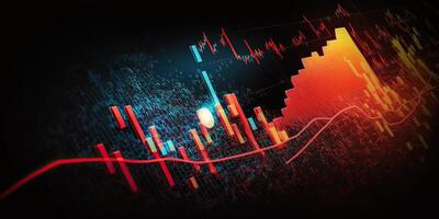 ai generativ. ai genererad. företag Diagram data forex stock finansiera grafh. marknadsföring inkomst statistisk. grafisk konst foto