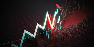 ai generativ. ai genererad. företag Diagram data forex stock finansiera grafh. marknadsföring inkomst statistisk. grafisk konst foto