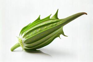 näringsrik ett naturlig okra. generativ ai foto