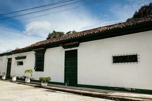 kunglig mynta på de historisk stad av mariquita i de område av tolima i colombia foto