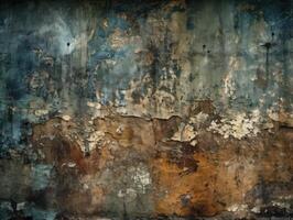 gammal rustik cement årgång tegelstenar vägg bakgrund tapet foto