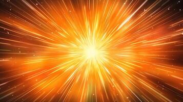 hög energi partiklar explosion. stjärna explosion med partiklar. stjärna varp och maskhål. ai genererad. foto