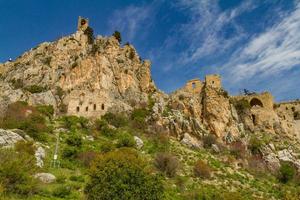 saint hilarion castle, kyrenia, cypern foto