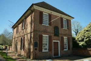 yorktown virginia historisk hus detalj foto