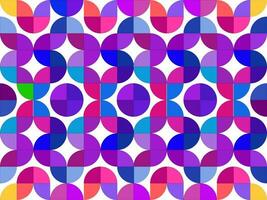 sömlös mönster tillverkad av fjärdedel cirklar foto