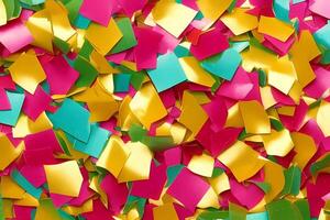 färgrik konfetti fint bakgrund generativ ai foto