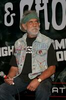 Tommy chong cheech chong Tryck konferens i väst hollywood ca på juli 30 2008 2008 kathy hutchins hutchins Foto