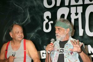 cheech marin Tommy chong cheech chong Tryck konferens i väst hollywood ca på juli 30 2008 2008 kathy hutchins hutchins Foto