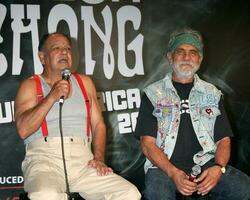 cheech marin Tommy chong cheech chong Tryck konferens i väst hollywood ca på juli 30 2008 2008 kathy hutchins hutchins Foto