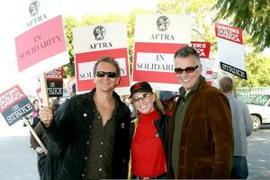 sebastian roche leslie charleson ian Buchanan tvål opera efter aktörer Stöd författare gille av Amerika strejk cbs tv stad december 17 2007 los angeles ca 2007 kathy hutchins hutchins Foto