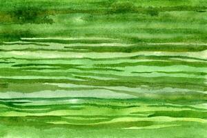 randig grön -gul vattenfärg bakgrund textur foto