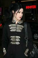 los angeles, okt 13 - kat von d ankommer på de åsna 3d film la premiär på graumans kinesisk teater på oktober 13, 2010 i los angeles, ca foto