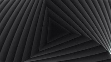 abstrakt triangel oändlighet zoom svart och vit bakgrund foto