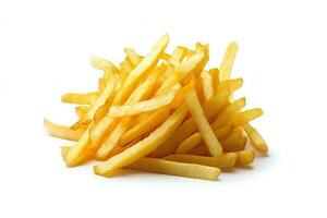 franska pommes frites. generativ ai foto