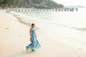 ao välja strand, mu koh samet rayong, golf av thailand foto