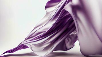 pastell lila realistisk silke eller satin tyg bakgrund. foto