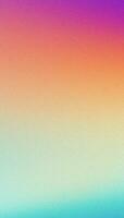 abstrakt orange kricka grön rosa suddig kornig lutning bakgrund ljud textur effekt vertikal ram kopia Plats foto