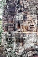 basrelief vid Angkor Thom-templet i Siem Reap, Kambodja