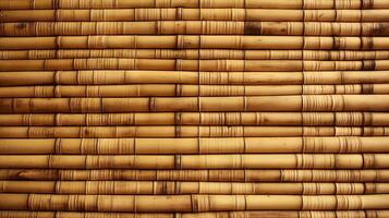 en bambu vägg textur upp stänga. generativ ai foto