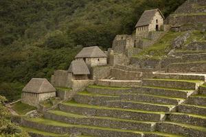 ruinerna av den förlorade incanstaden machu picchu nära Cusco i Peru