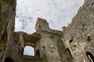 carew castle i Pembrokeshire Wales England Storbritannien foto