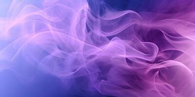 skön abstrakt rök lutning bakgrund i lila Färg, ai genererad foto