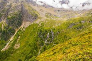 landskap i alperna i Sydtyrolen foto