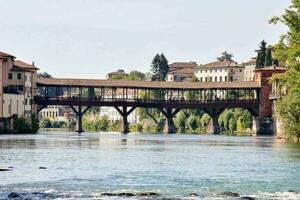 medeltida stad bassano del grappa foto