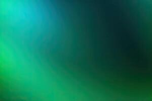 grön abstrakt bakgrund med skön bokeh och strålar av light.ai genererad foto