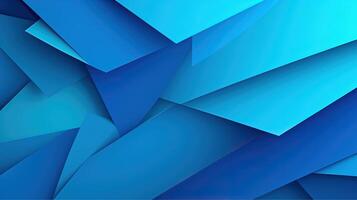 abstrakt blå bakgrund med slät rader och vågor, 3d illustration.ai generativ foto