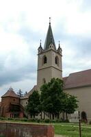 arkitektonisk byggnader hittades i de historisk Centrum av targul mures foto