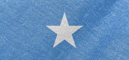 somalia tyg flagga bomull material bred flaggor tapetfärgad tyg somalia flagga bakgrund foto