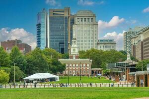 oberoende hall i stadens centrum philadelphia, Pennsylvania foto