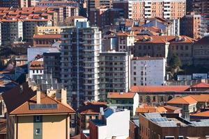 stadsbilden i bilbao city spanien resmål foto