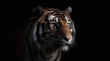 bengal tiger. illustration ai generativ foto