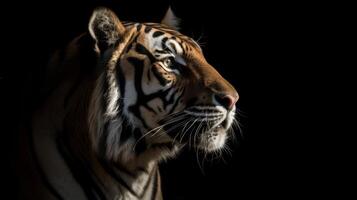 bengal tiger. illustration ai generativ foto