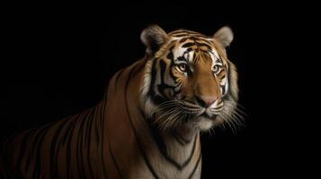 bengal tiger. illustration ai generativ foto