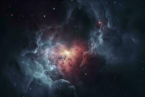 de orion nebulosa djup Plats objekt , generera ai foto