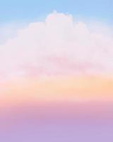 pastell solnedgång himlen foto