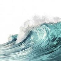 hav vågor värld hav dag bakgrund illustration , generera ai foto